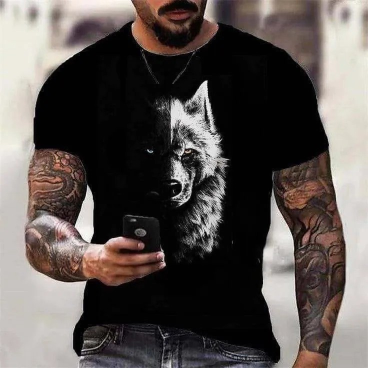 تيشرت رجالي Wolf